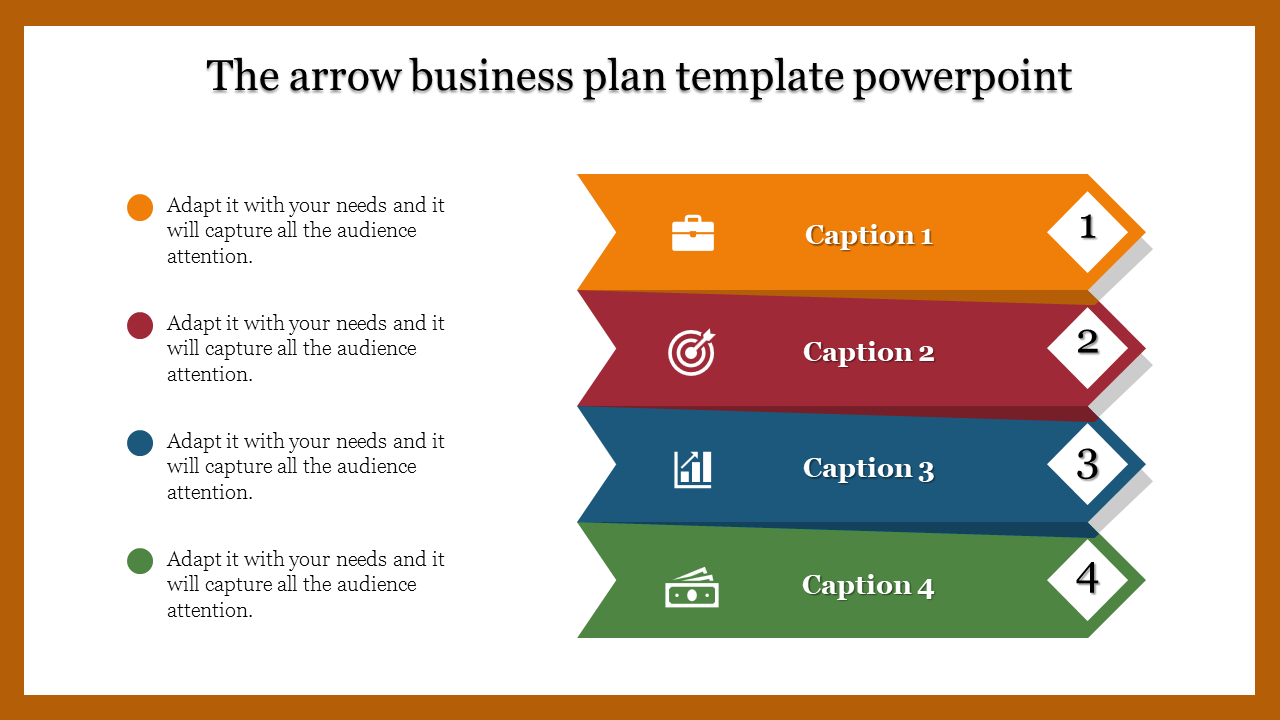 Effective Business Plan Template PowerPoint and Google slides-Four Node